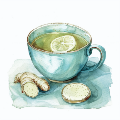 Drinks to Support Gut Health - Ginger Tea