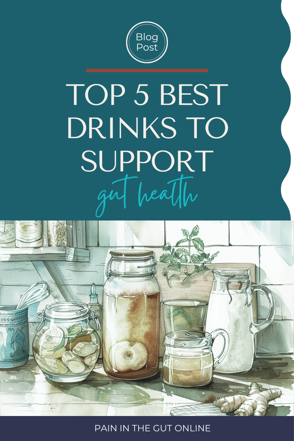 drinks to support gut health