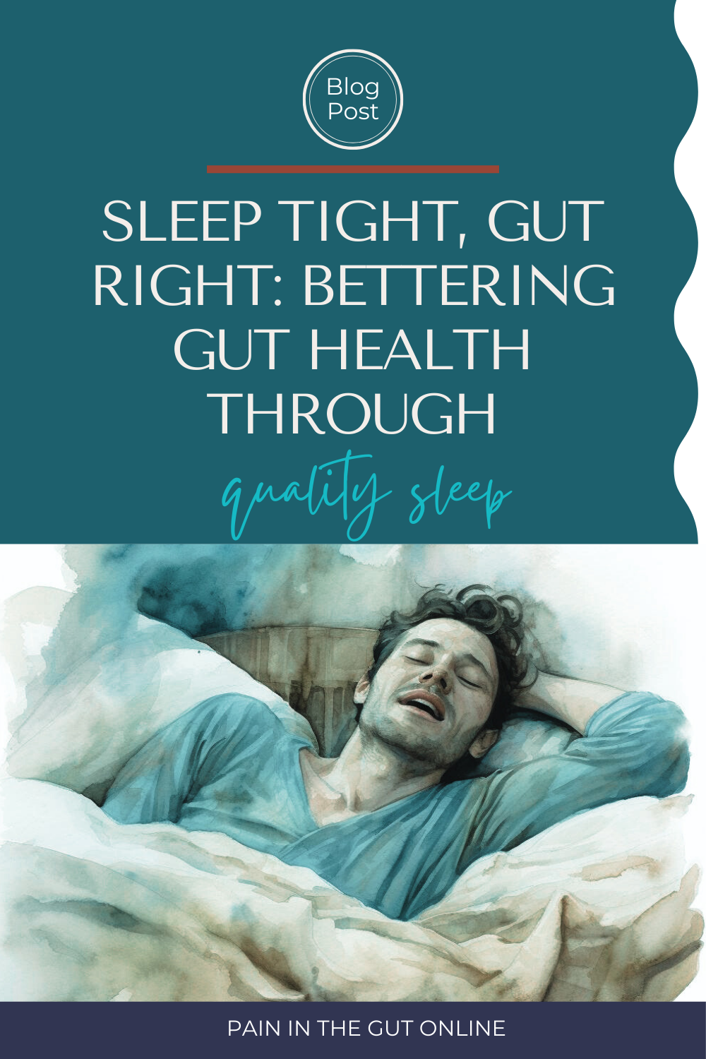 Image of a guy getting quality sleep