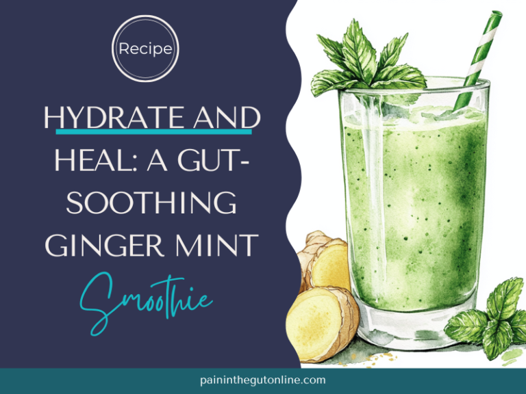 Hydrate and Heal: A Gut-Soothing Ginger Mint Smoothie You’ll Love
