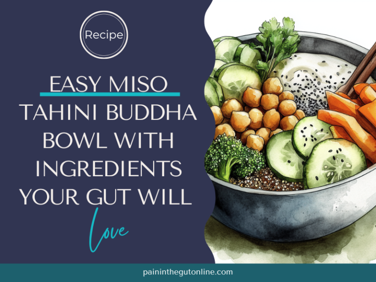 Easy Miso Tahini Buddha Bowl with Ingredients Your Gut Will Love