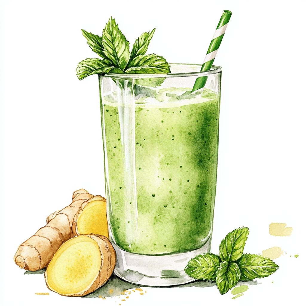 Ginger Mint Smoothie