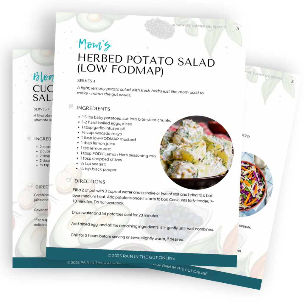 Mom's Herbed Potato Salad Low FODMAP Recipe