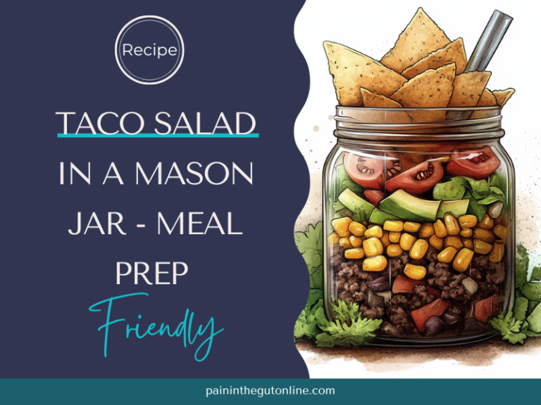 Taco Salad in a Mason Jar (Meal Prep-Friendly + Gut-Loving)