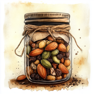 No-Bake Travel Trail Mix (Mason Jar Edition)