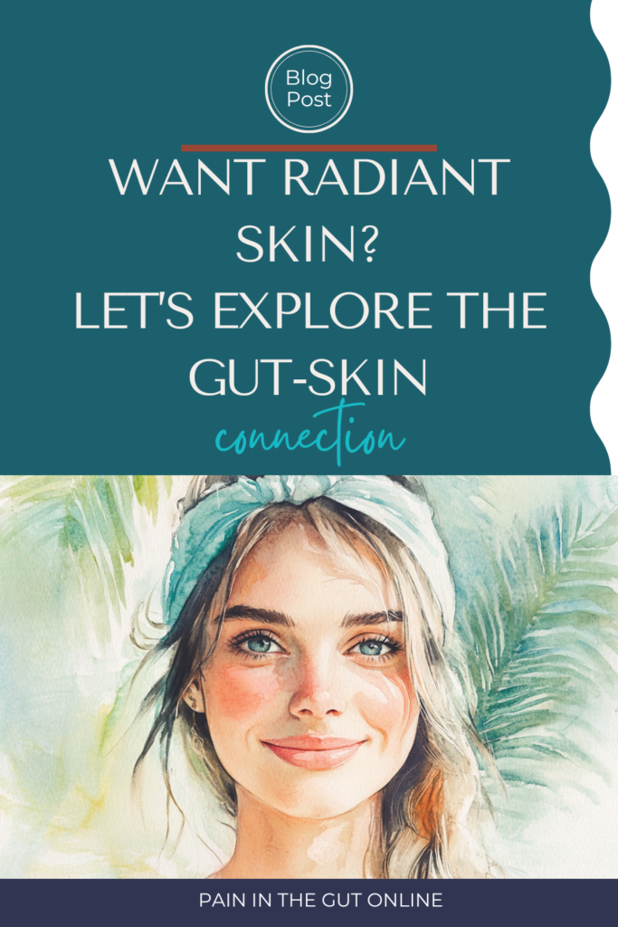 gut-skin connection pinterest image