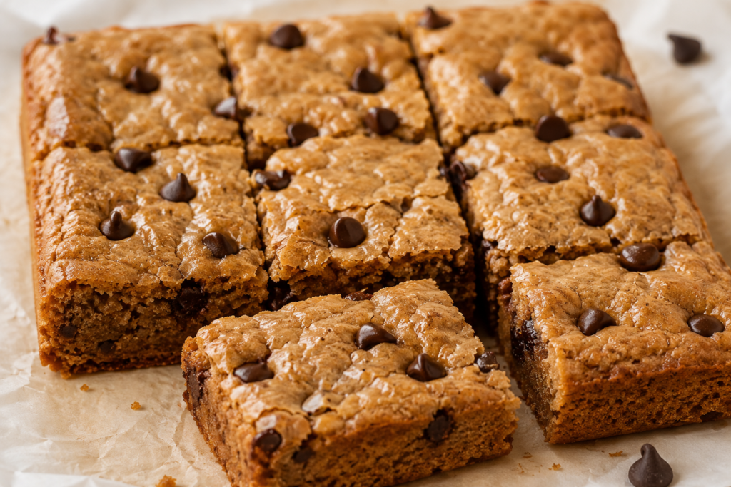 flourless peanut butter blondies