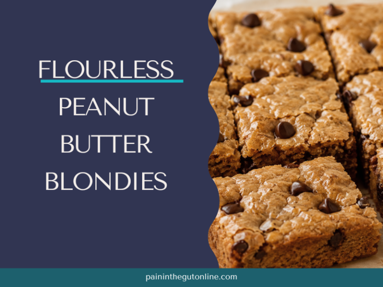 flourless peanut butter blondies