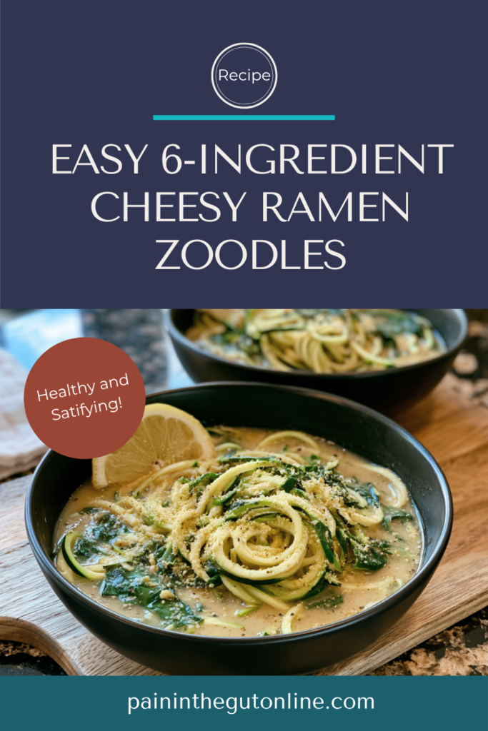 cheesy ramen zoodles