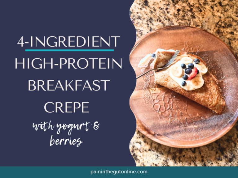 4-Ingredient High-Protein Breakfast Crepe with Yogurt and Berries